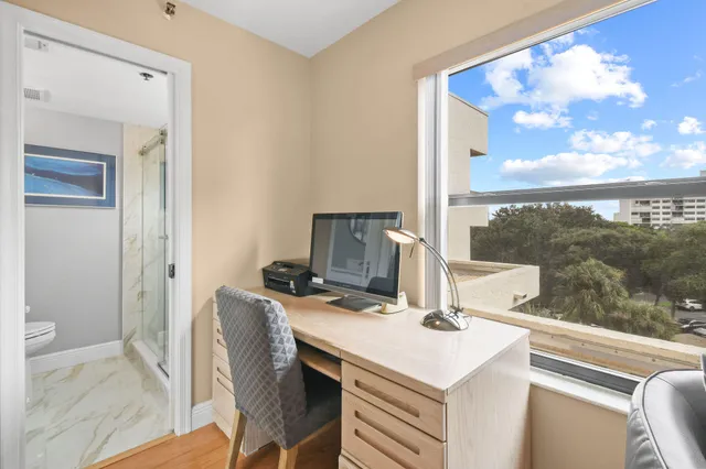 a view of a kitchen from a dining room