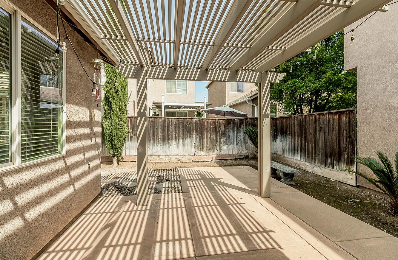 735 West Brittany Lane Clovis, CA 93619 - Photo 22 of 30 a view of outdoor space with deck and furniture
