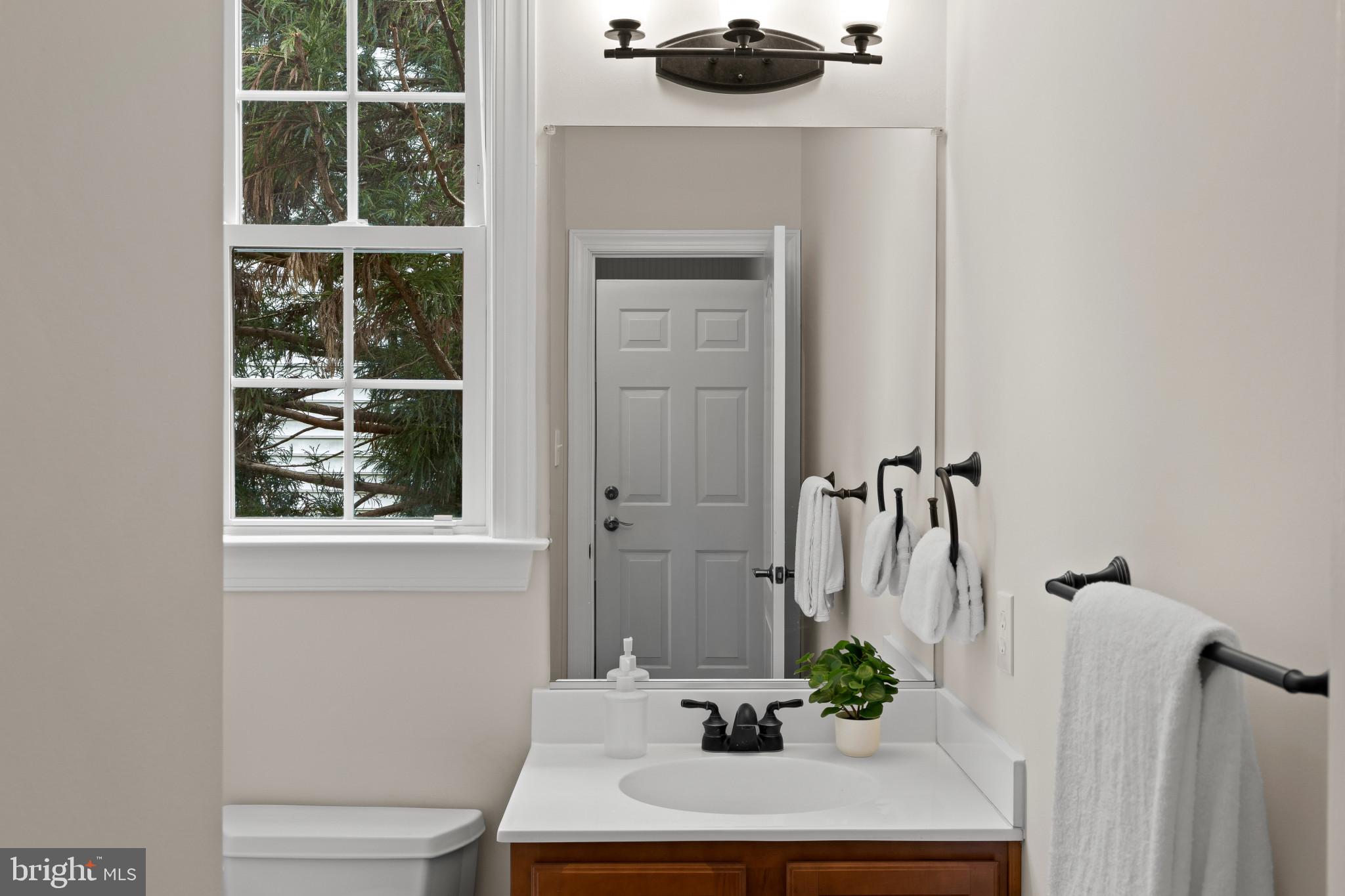10725 Taylor Farm Road Woodstock, MD 21163 - Photo 22 of 70 a bathroom with a sink a toilet and mirror