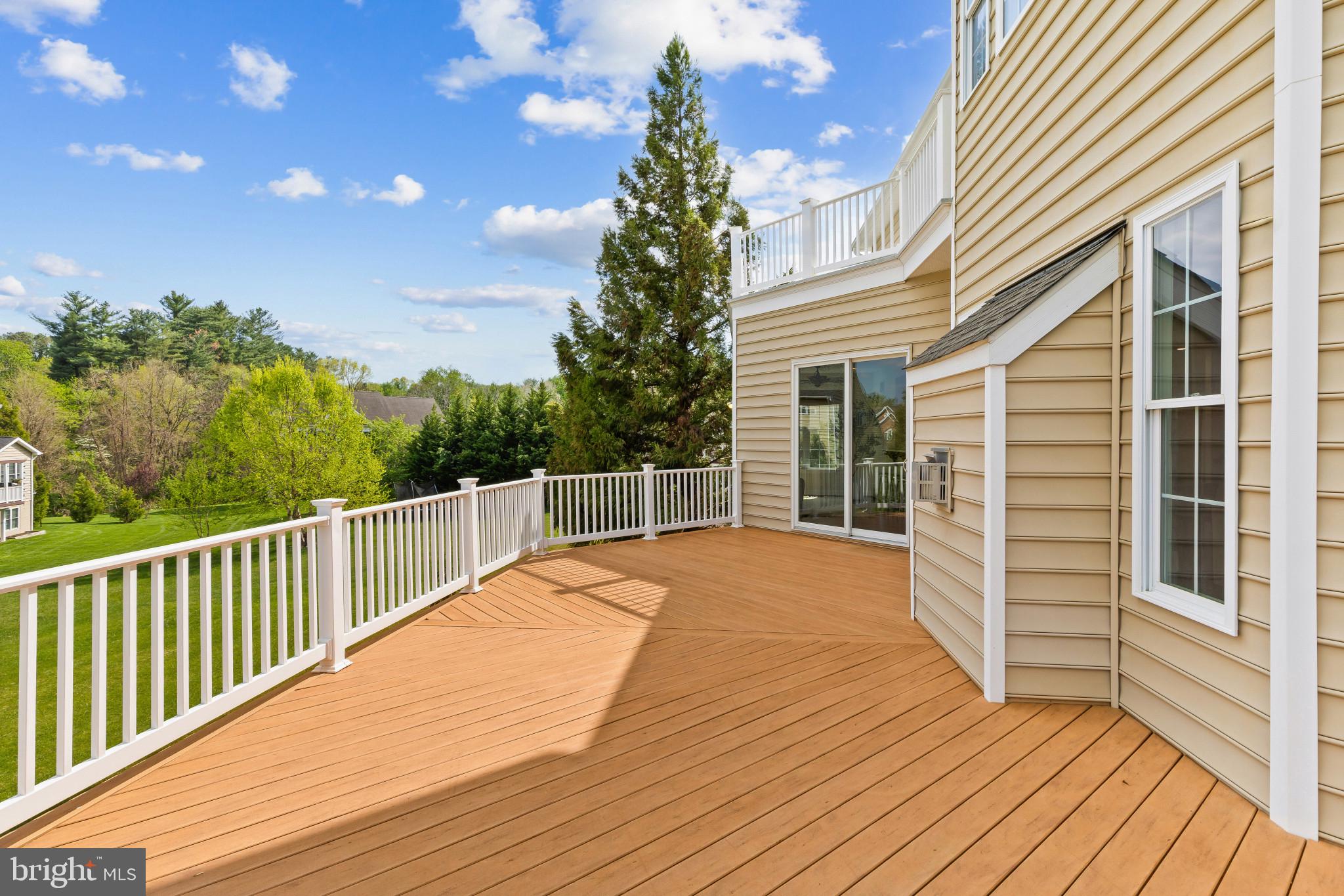 10725 Taylor Farm Road Woodstock, MD 21163 - Photo 59 of 70 Deck Overlooking Backyard