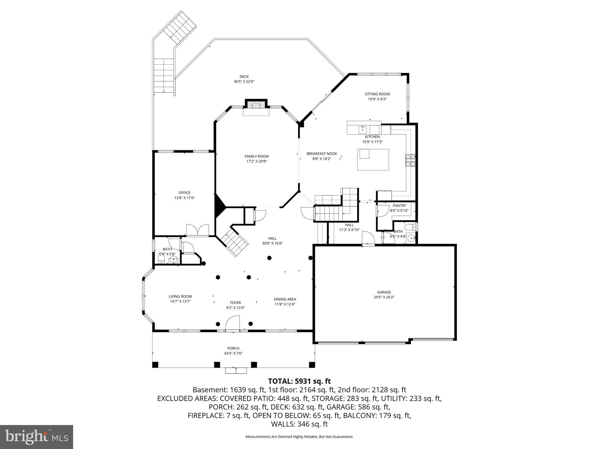 10725 Taylor Farm Road Woodstock, MD 21163 - Photo 69 of 70 Main Level Floor Plan