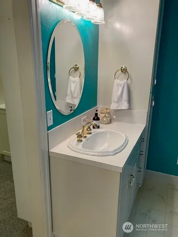 a view of an empty room with empty racks