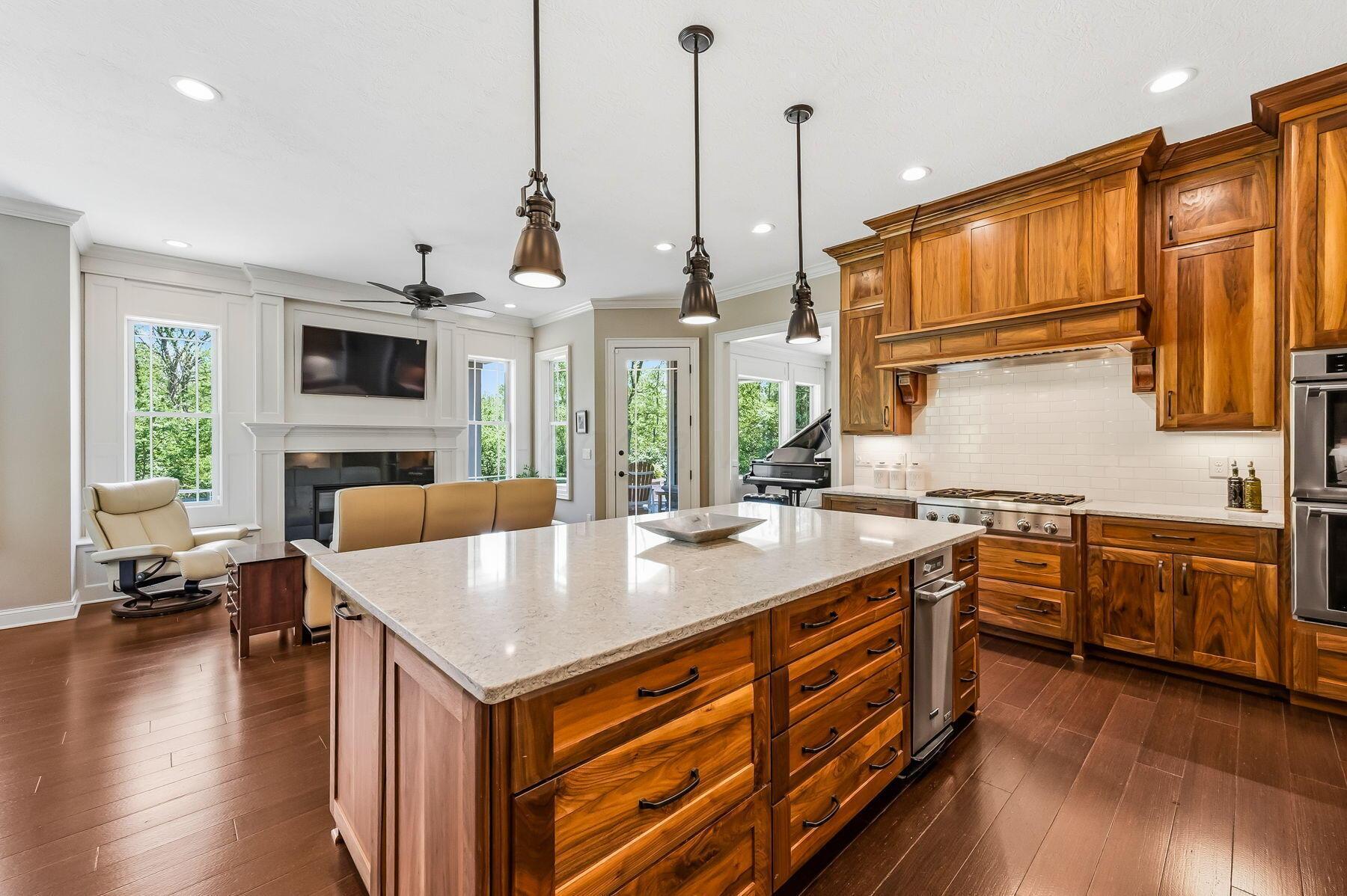 133 Pine Hills Road Johnstown, OH 43031 - Photo 6 of 71 Gorgeous walnut cabinets!