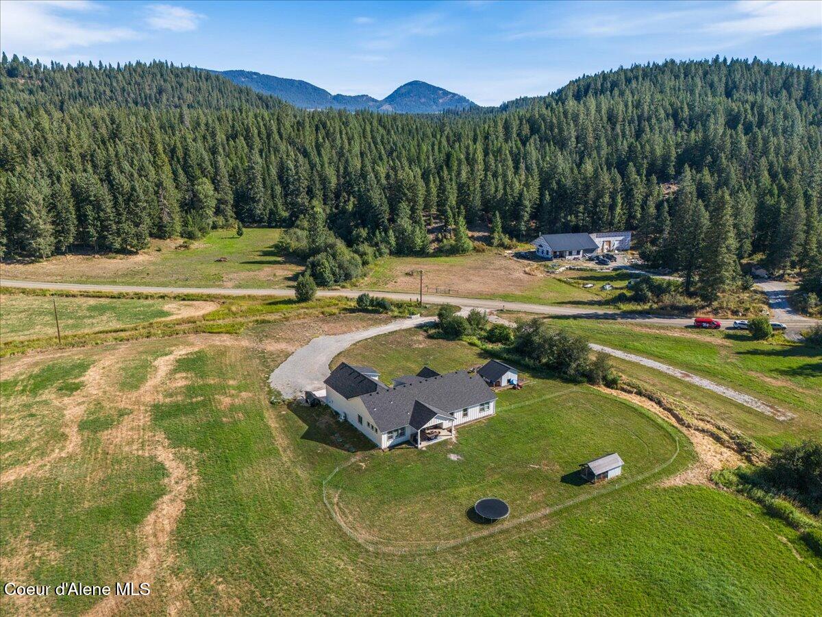 1974 Kelso Lake Road Athol, ID 83801 - Photo 49 of 55 50-Aerial back of home