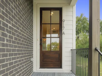 a view of a door