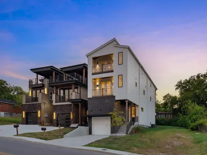 a view of a house with a deck