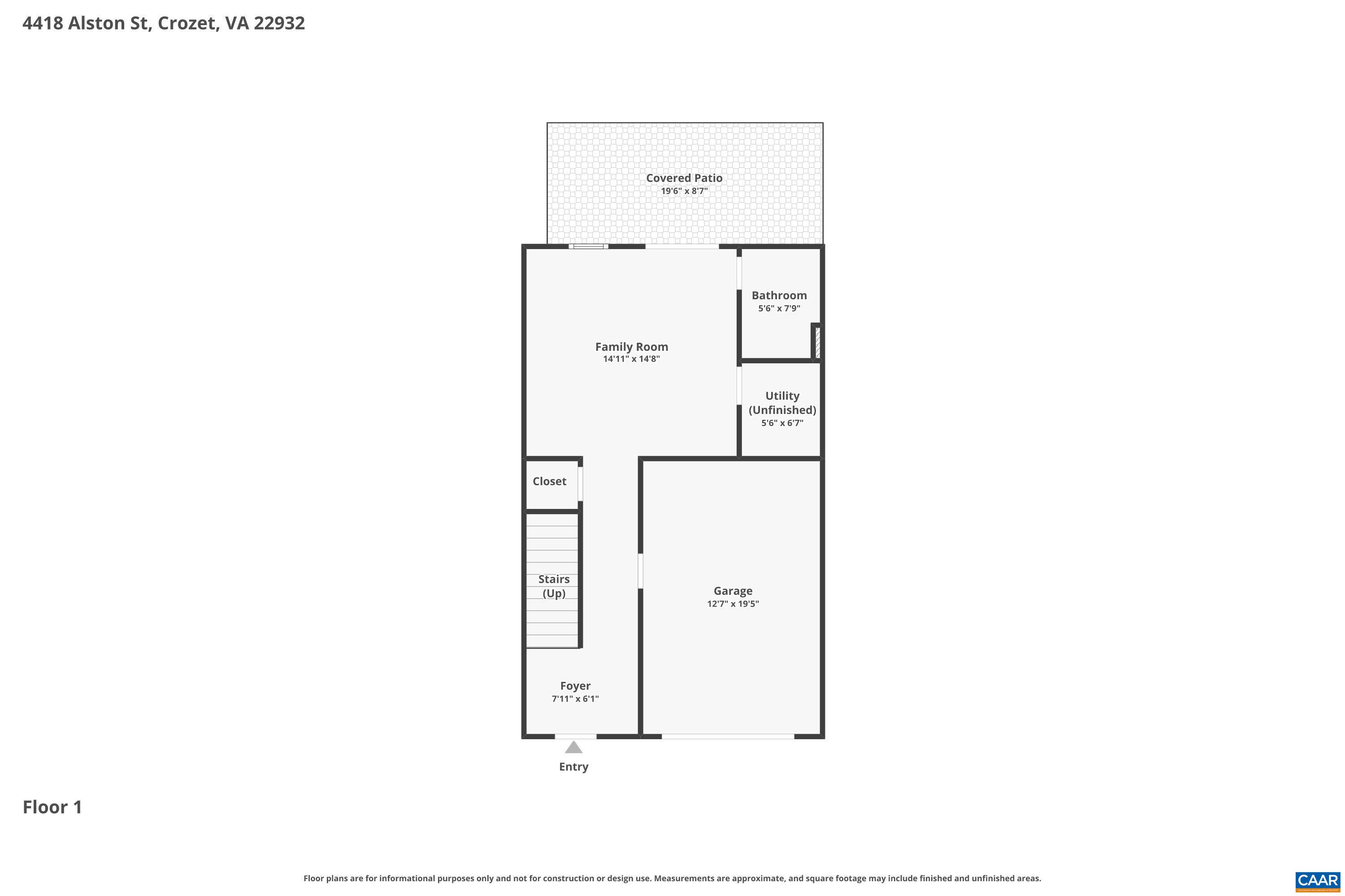 4418 Alston Street Crozet, VA 22932 - Photo 38 of 41 a picture of a floor plan