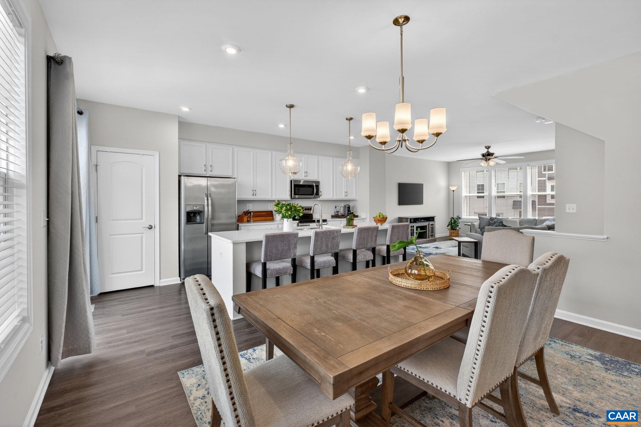 4418 Alston Street Crozet, VA 22932 - Photo 9 of 41 a view of a dining room and livingroom view