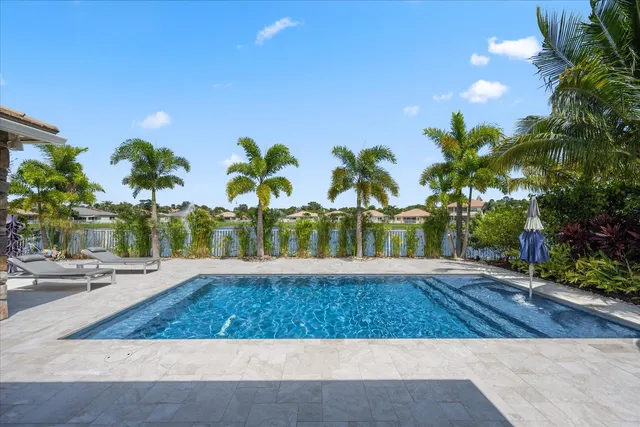 a view of swimming pool and lake view