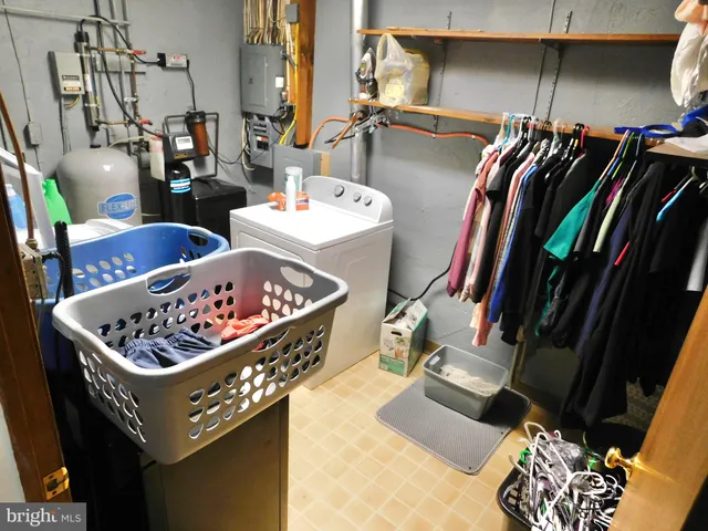 a table tennis table and chairs in a room