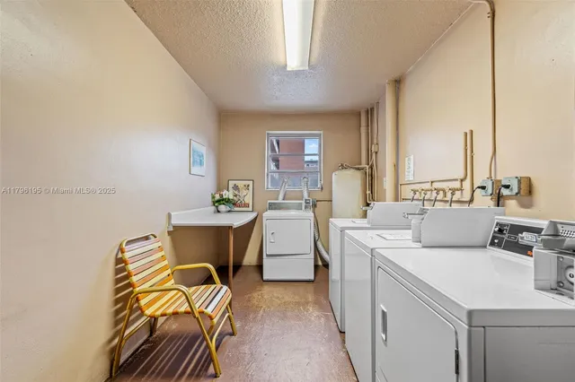 a room with a sink and a table