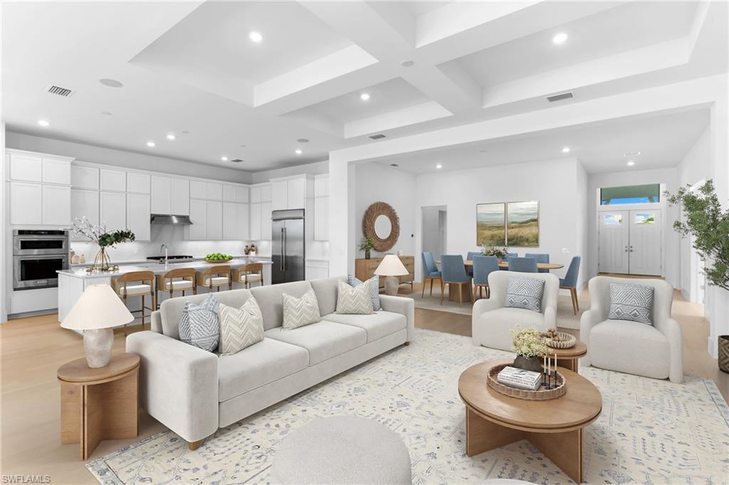 19084 Gentry Place Estero, FL 33928 - Photo 2 of 44 Virtually Staged Living-Dining-Kitchen