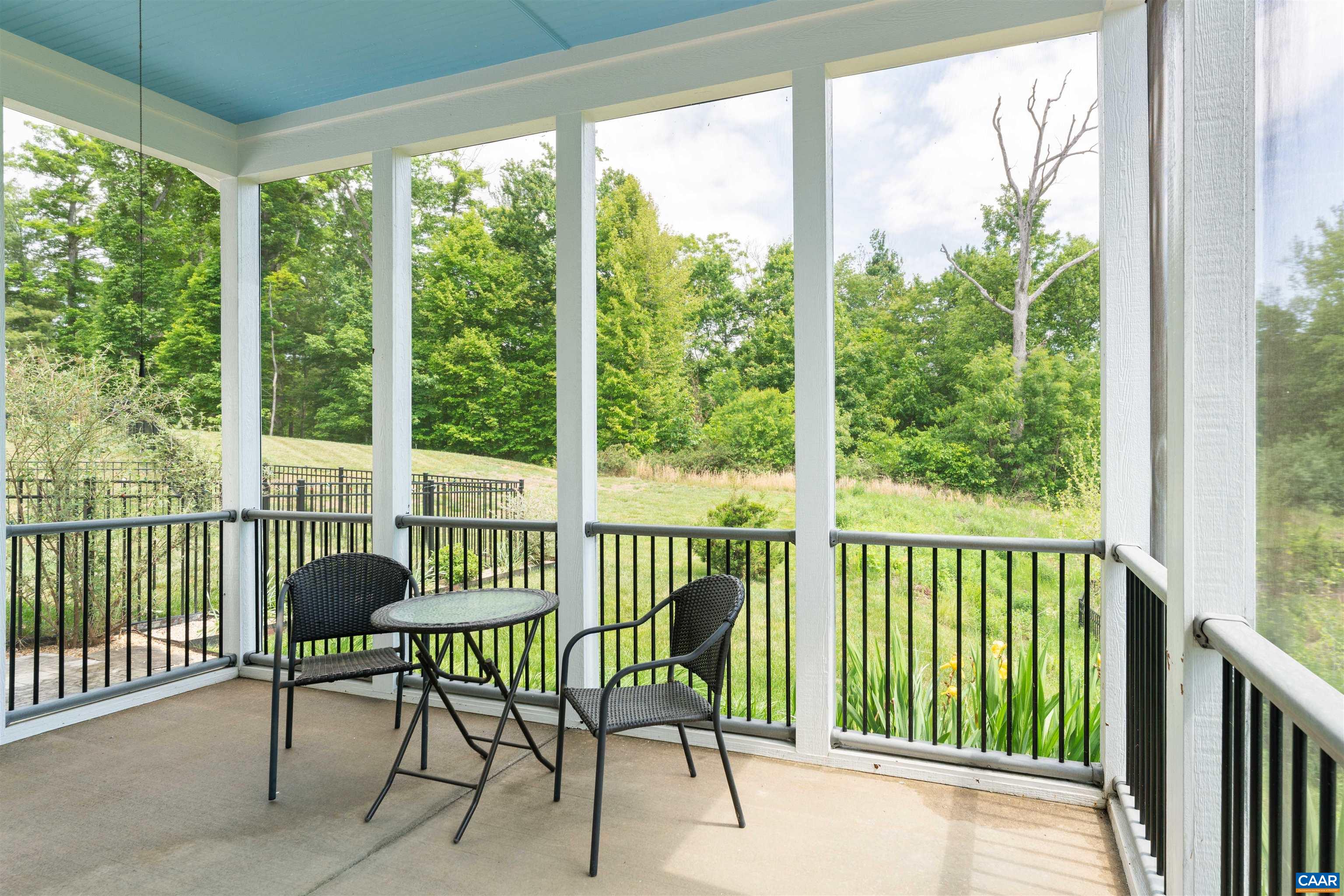 322 Claibourne Road Crozet, VA 22932 - Photo 14 of 25 a view of a chair and table in the balcony