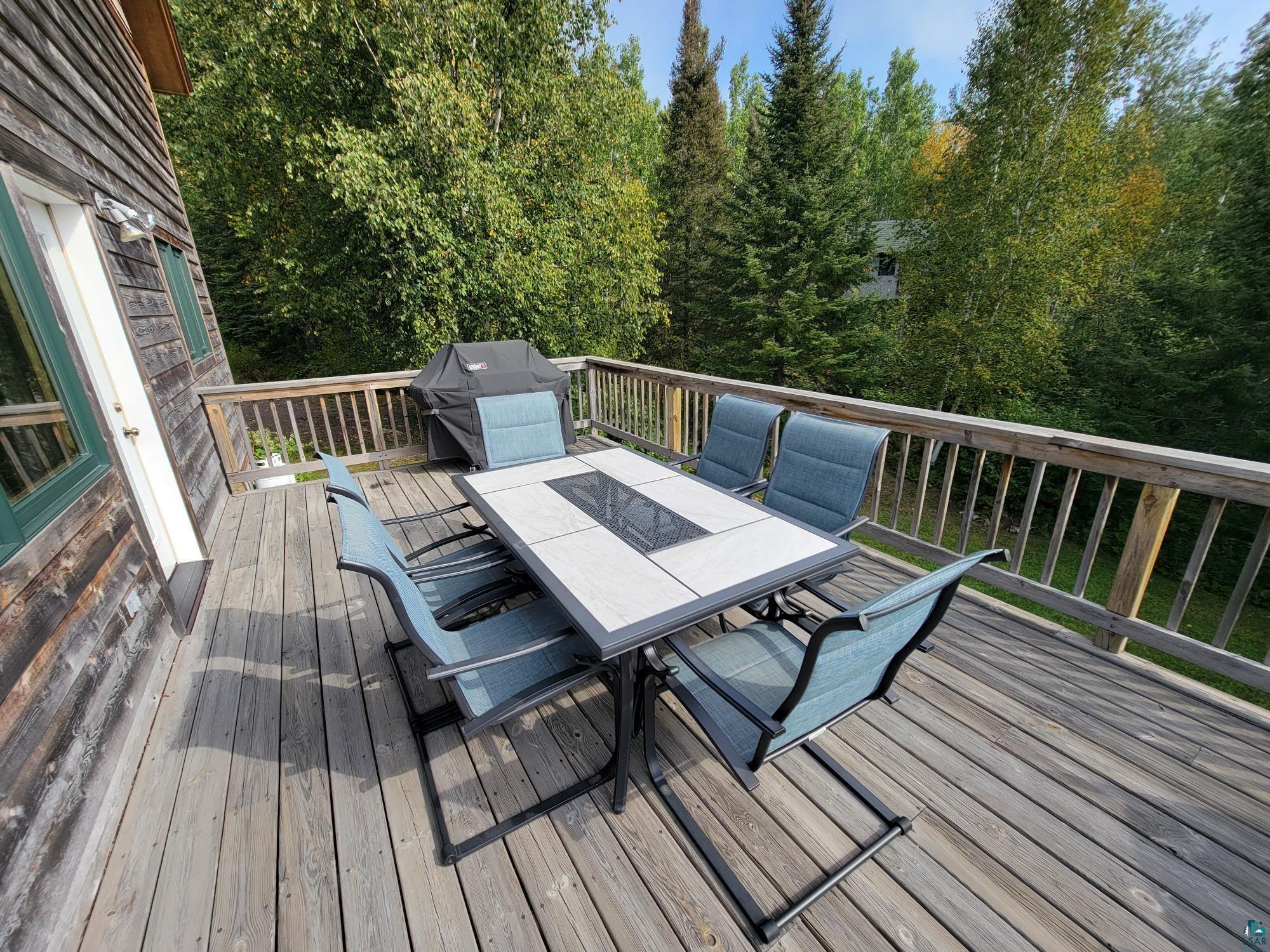 184 Fall River Road Grand Marais, MN 55604 - Photo 42 of 50 Wooden deck with grilling area