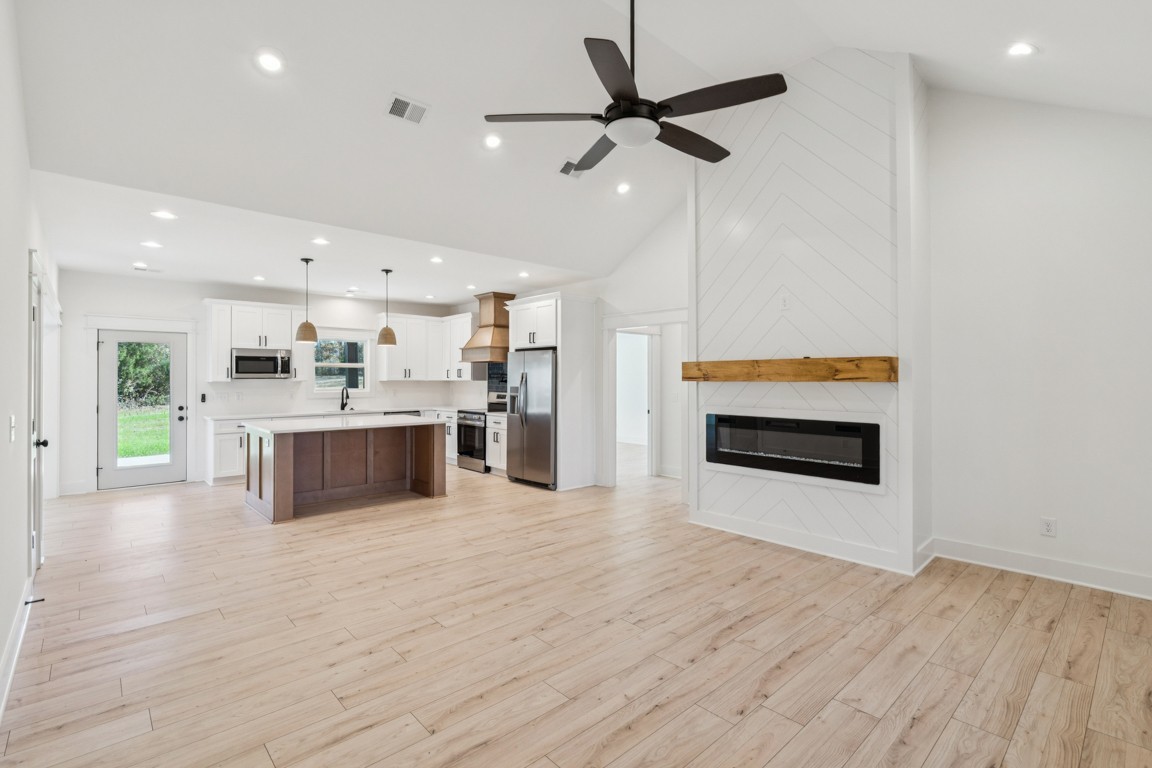 3666 Clark Road Lewisburg, TN 37091 - Photo 5 of 21 a view of kitchen with cabinets and wooden floor