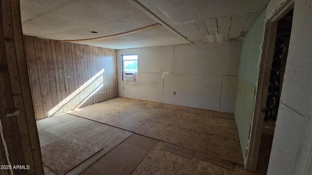 a view of a room with an empty room