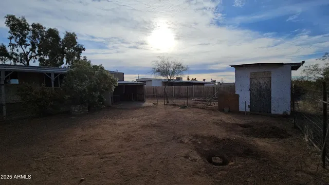 a view of a terrace with a yard