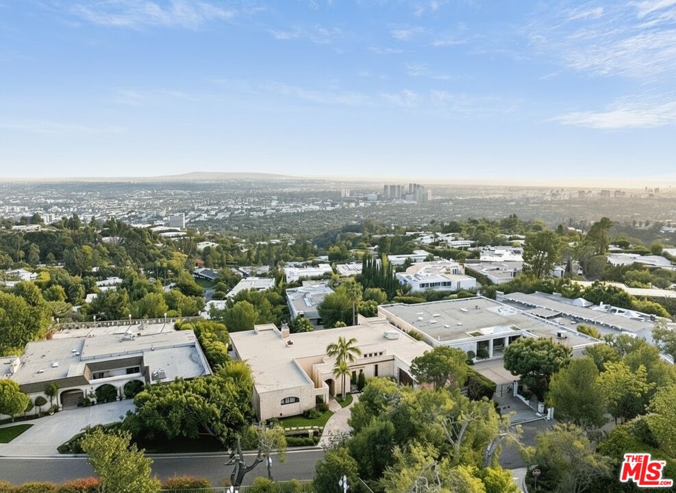 1740 Carla Ridge Beverly Hills, CA 90210 - Photo 31 of 36 an aerial view of residential houses with city view