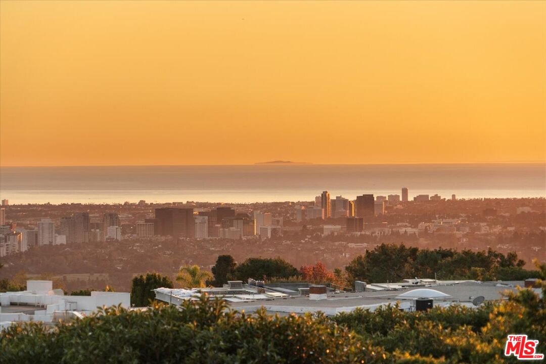 1740 Carla Ridge Beverly Hills, CA 90210 - Photo 34 of 36 a view of city and ocean
