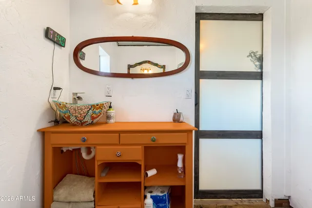 a front view of a house with entryway