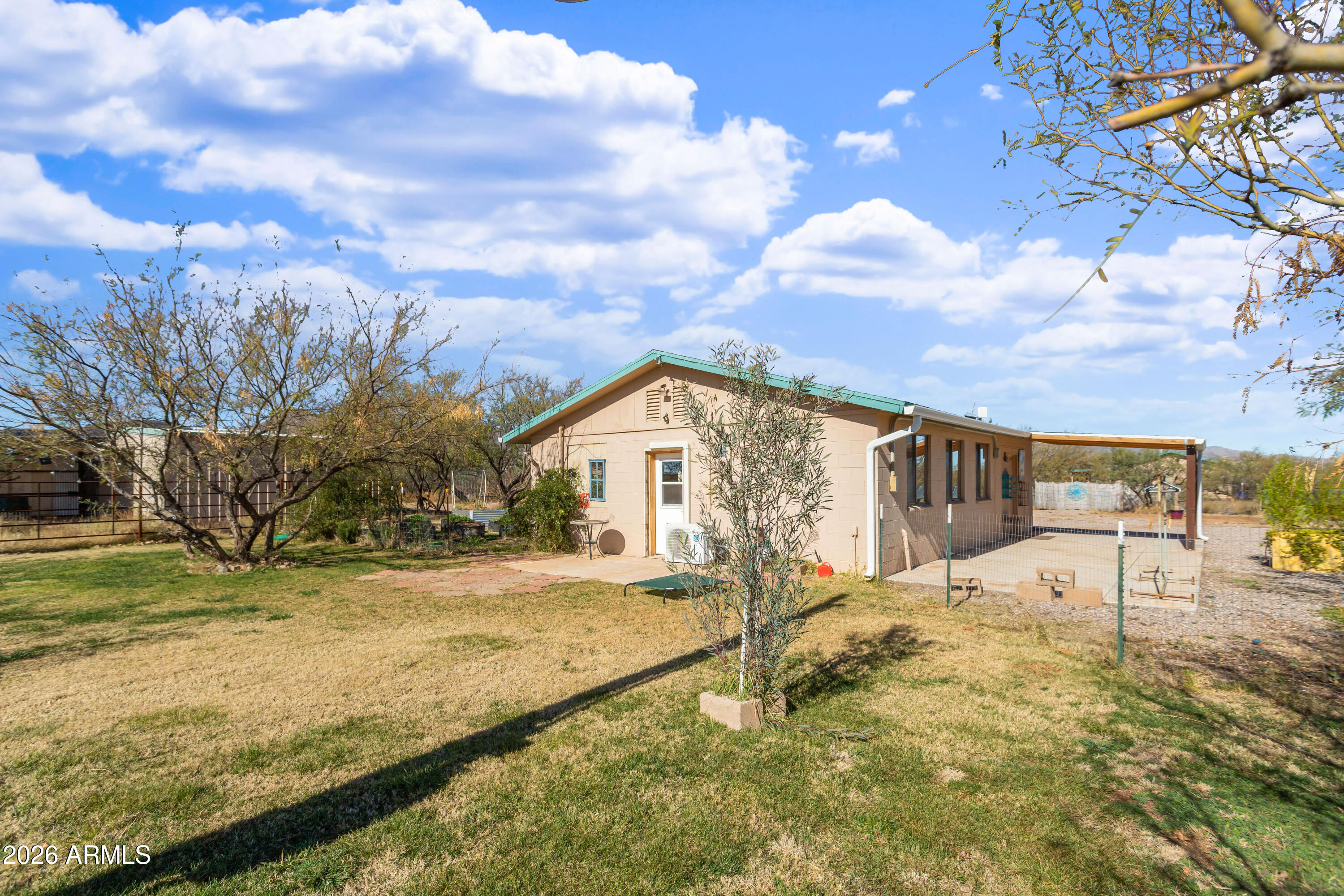 2271 North Sands Ranch Road Huachuca City, AZ 85616 - Photo 37 of 50 a view of a yard with snow on the road