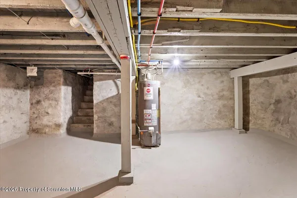 a view of water heater room