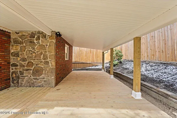 a view of front door