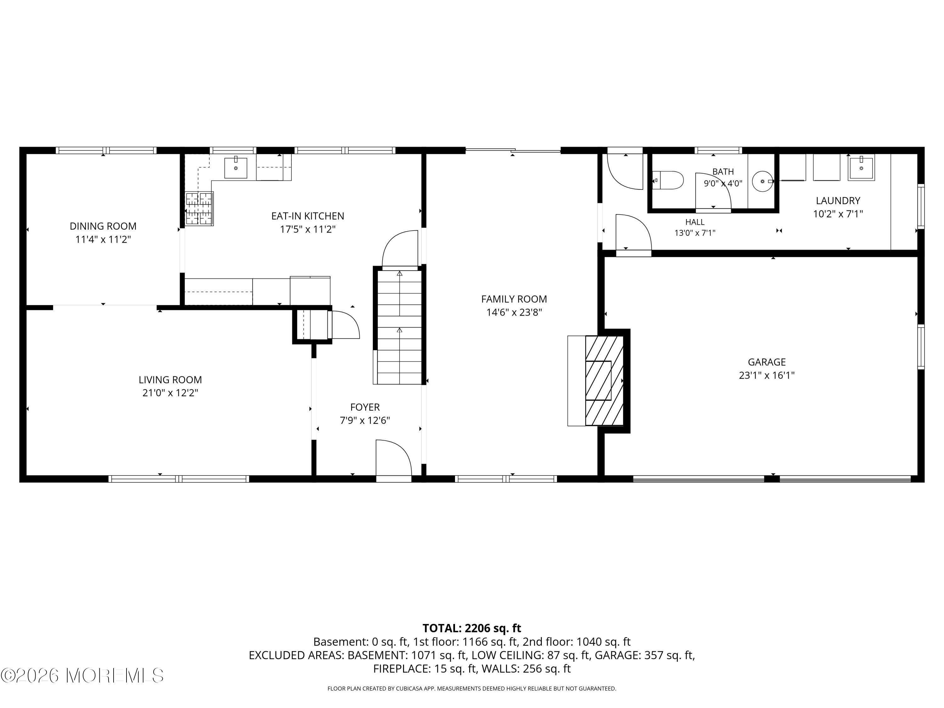 440 Pfister Road Jackson, NJ 08527 - Photo 40 of 45 FLOOR PLAN /1ST FLOOR