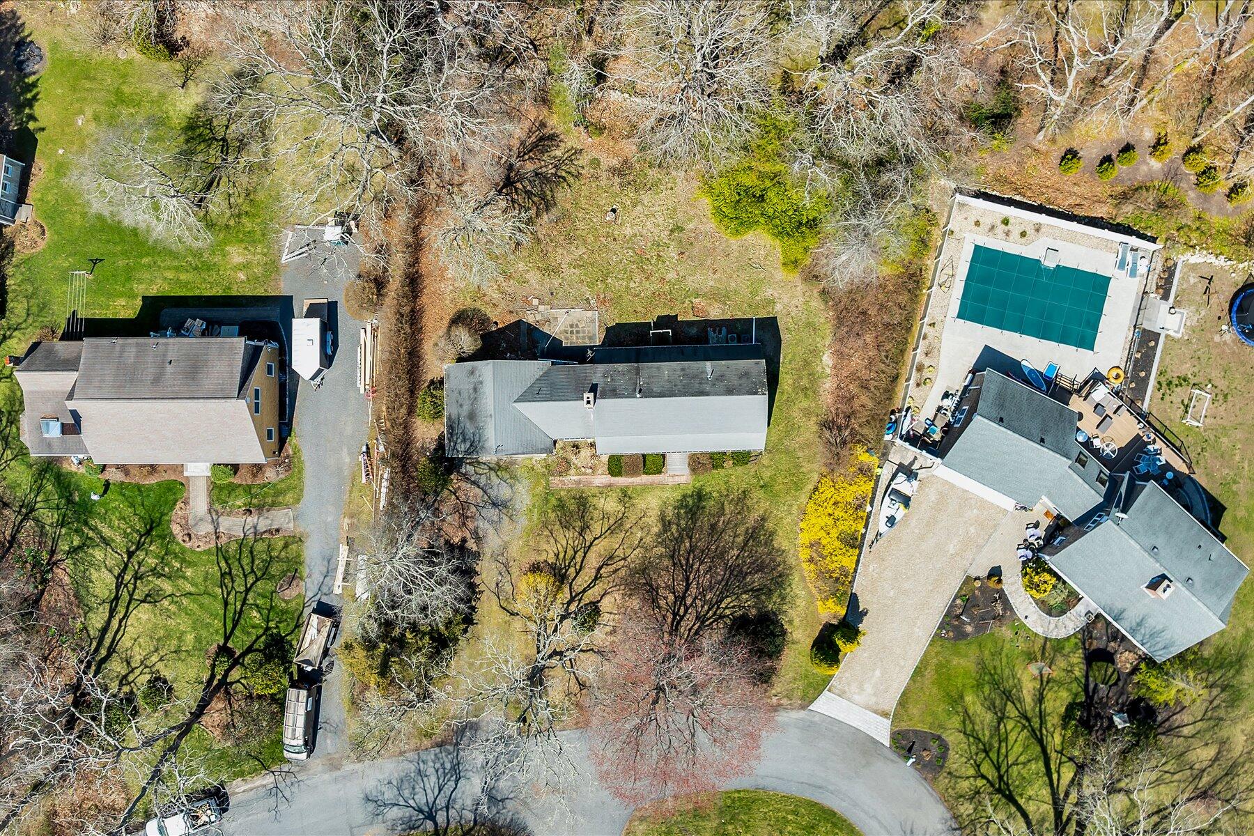 5 Dale Terrace Extension Sandwich, MA 02563 - Photo 26 of 31 an aerial view of a house with a yard swimming pool and outdoor seating
