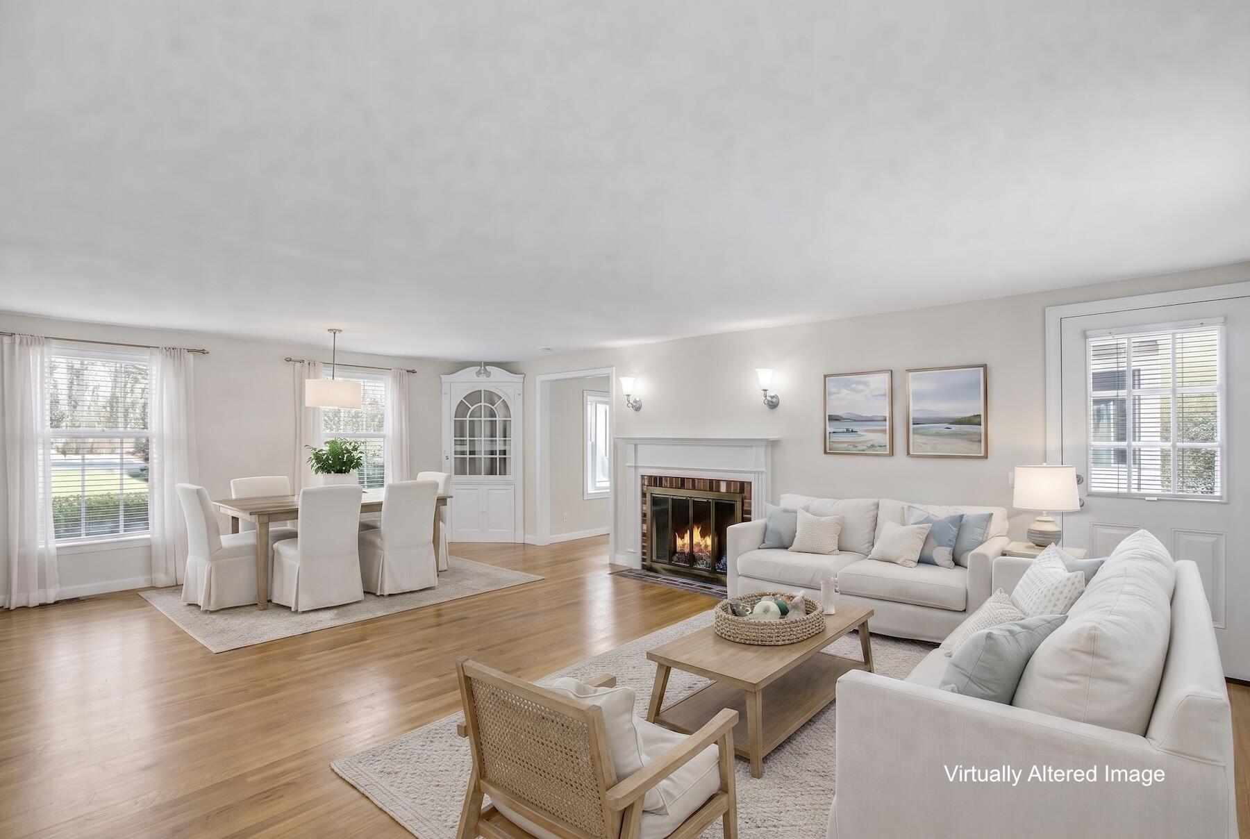 5 Dale Terrace Extension Sandwich, MA 02563 - Photo 5 of 31 a living room with furniture and a fireplace