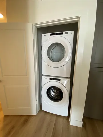 a view of a building with a patio