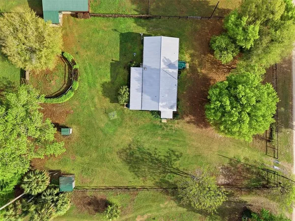 a view of a lake with a houses