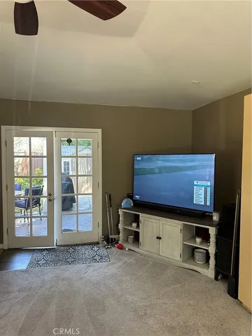 a room with furniture and windows