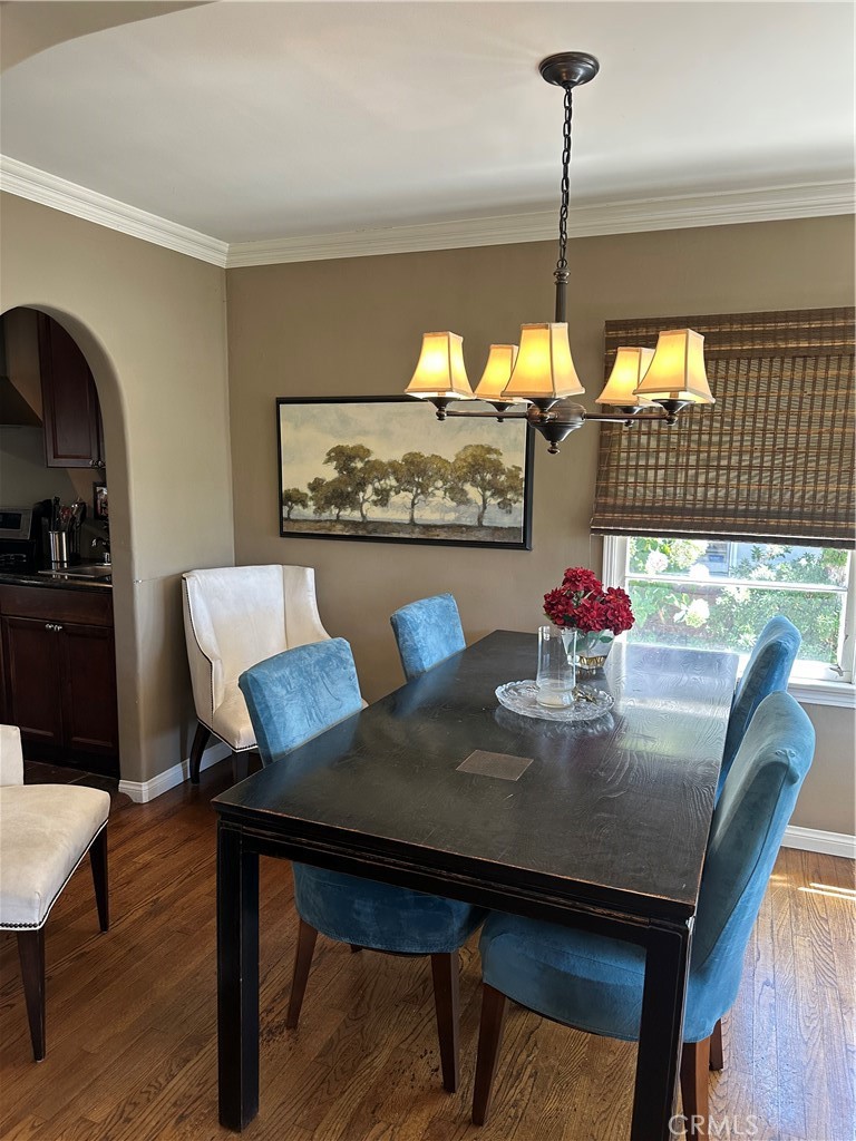 4910 Willowcrest Avenue Toluca Lake, CA 91601 - Photo 8 of 25 a view of a dining room with furniture window and outside view