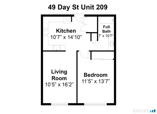 $245,000 | 49 Day Street, Unit 209, Norwalk, CT 06854