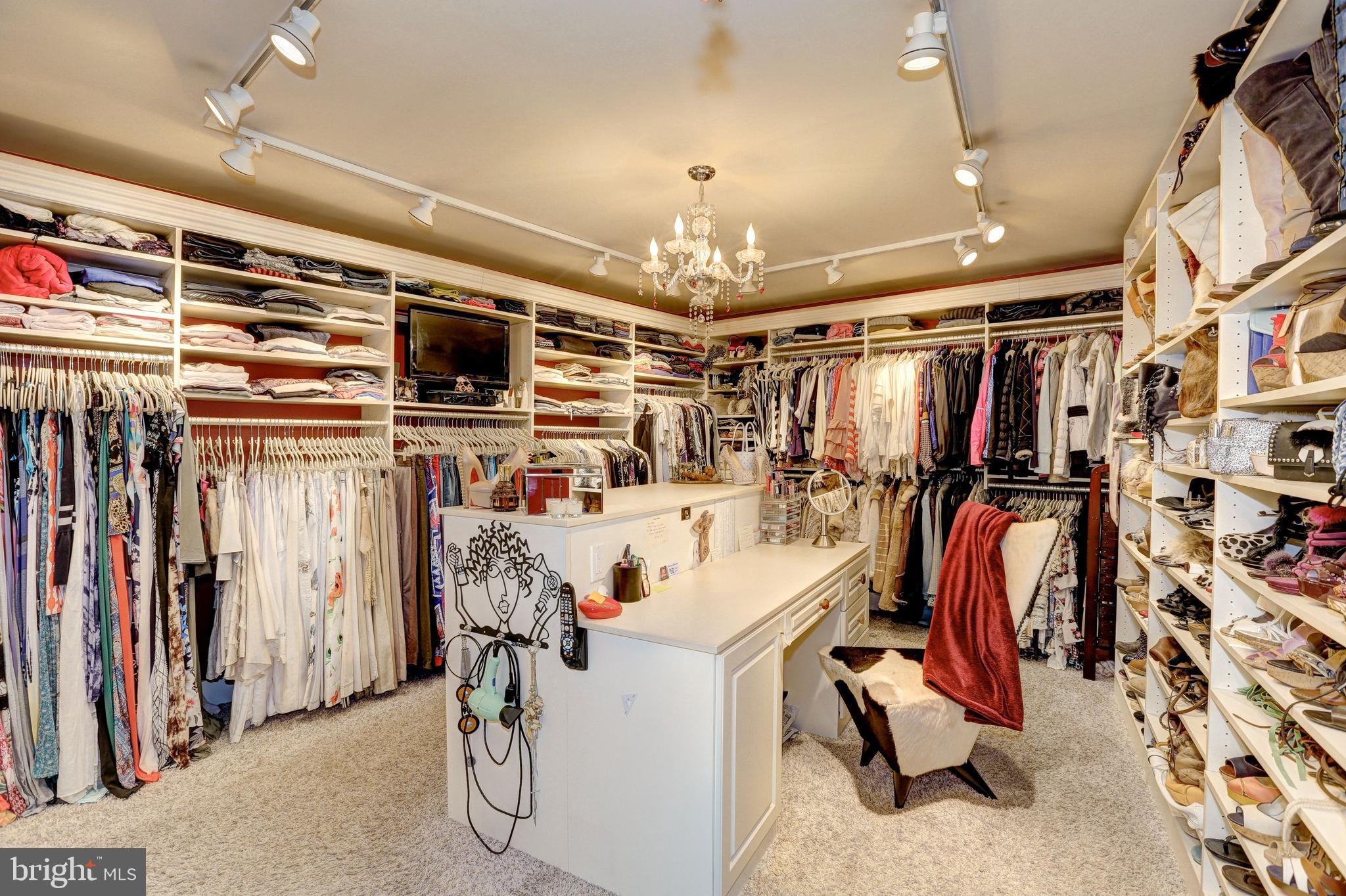 10109 Iron Gate Road Potomac, MD 20854 - Photo 23 of 42 Fabulous "Her" Walk-in Closet/Dressing Room