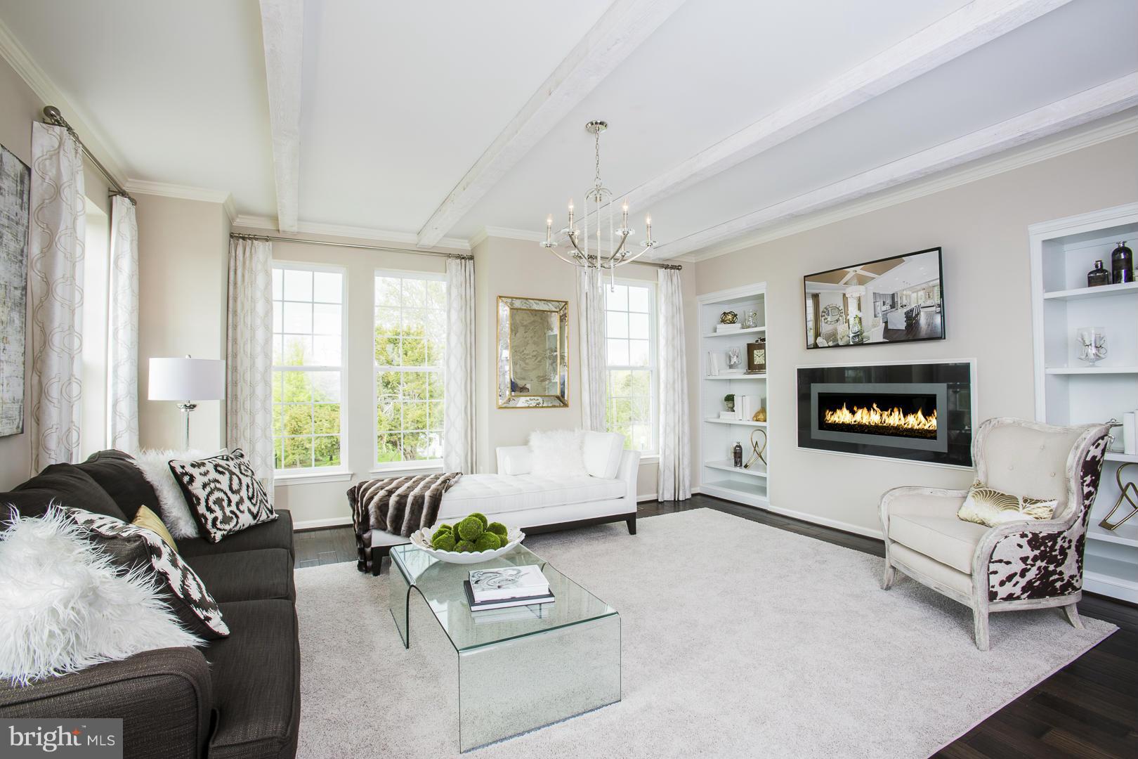 46071 Hall Road, Unit 12 Sterling, VA 20166 - Photo 5 of 6 Family Room in Decorated Chelsea Model Home