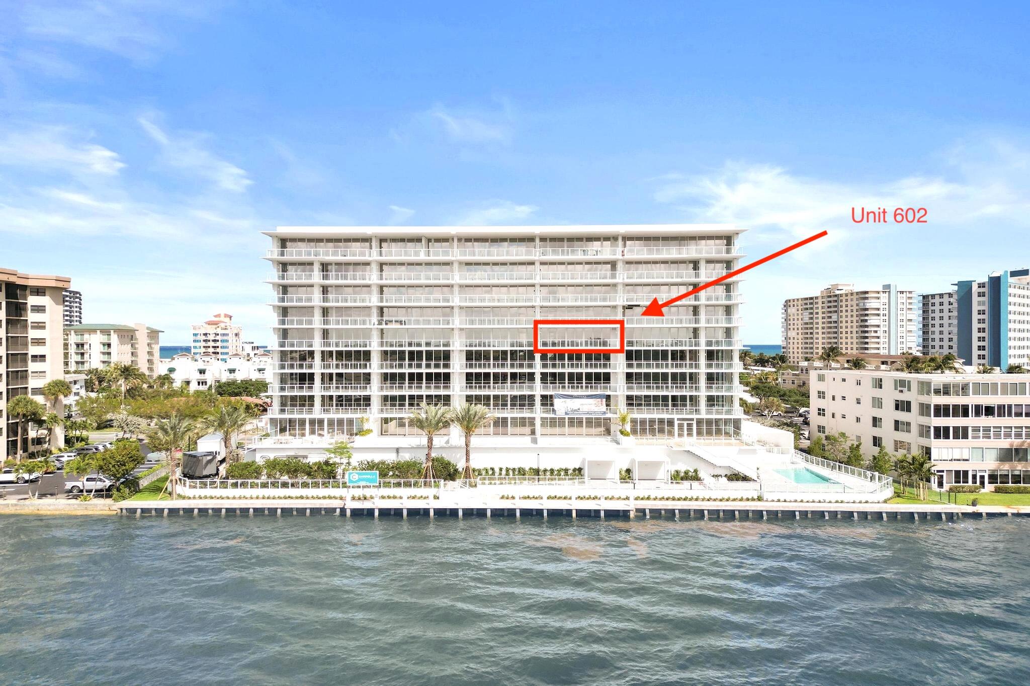 407 North Riverside Drive, Unit 602 Pompano Beach, FL 33062 - Photo 46 of 83 Unit 602 marked