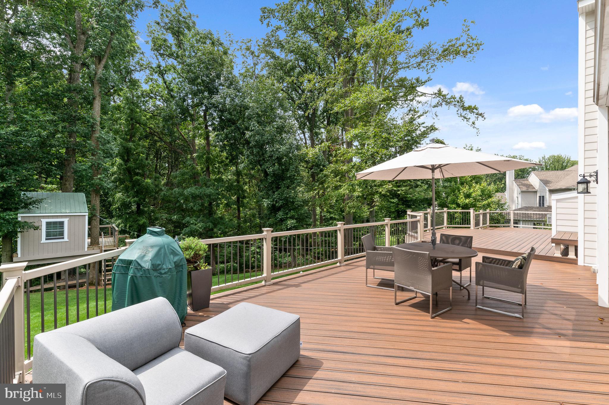 3912 Lewis Run Road Newtown Square, PA 19073 - Photo 40 of 52 Large deck backs to trees