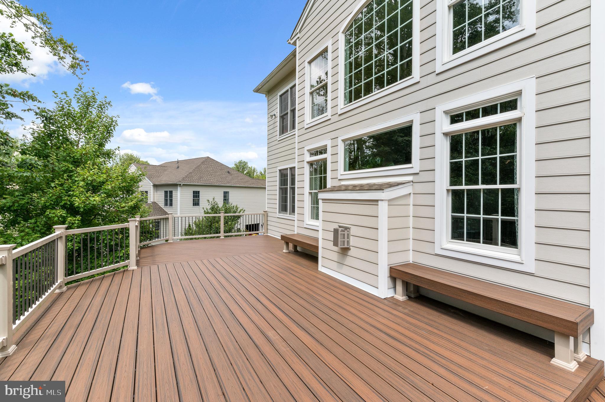 3912 Lewis Run Road Newtown Square, PA 19073 - Photo 41 of 52 Large deck with built in seating