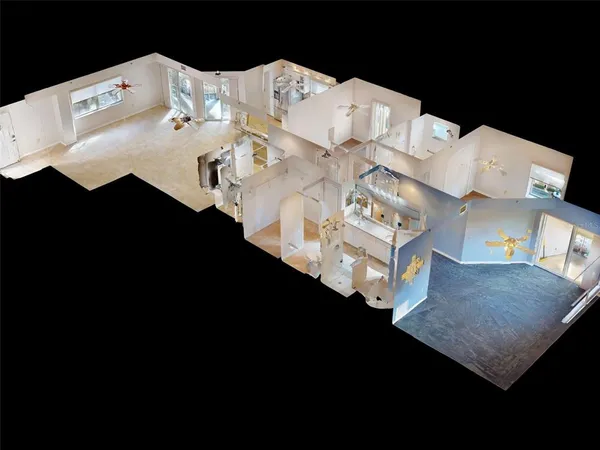 a picture of a table and chairs in a kitchen