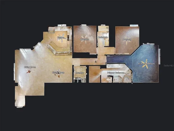 a picture of a floor plan