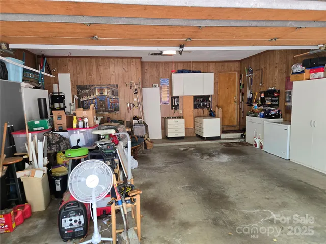 a view of a storage & utility room with stuff