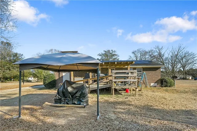a view of a roof deck