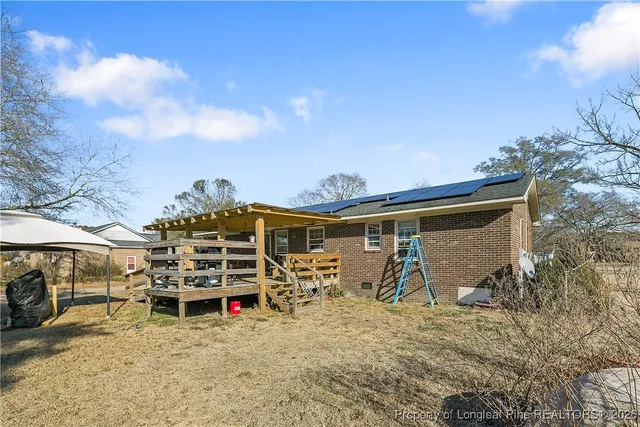 a view of a garage with chairs