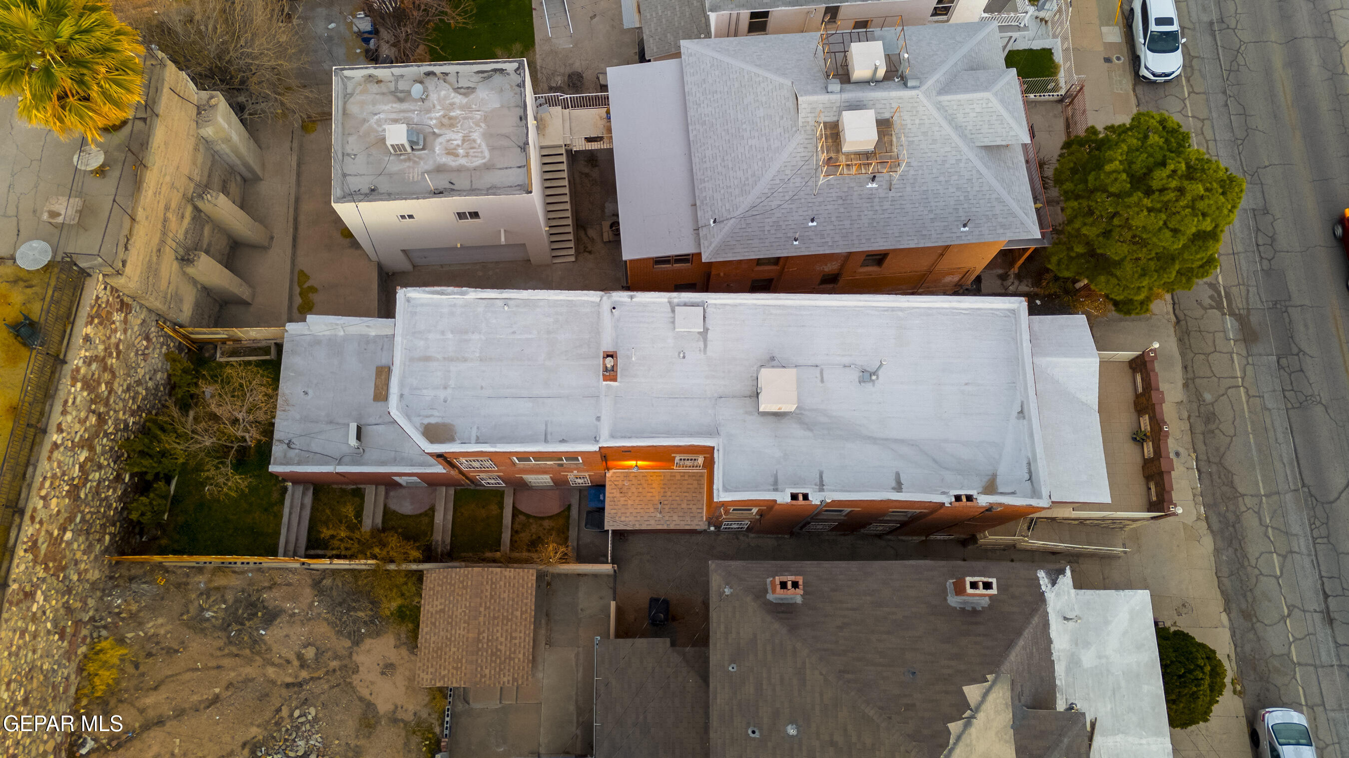 215 West Rio Grande Avenue El Paso, TX 79902 - Photo 8 of 62 an aerial view of residential houses with outdoor space