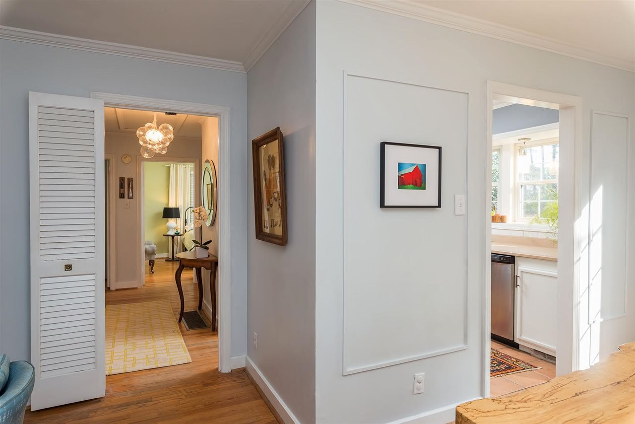 814 Chamberlain Street Raleigh, NC 27607 - Photo 10 of 25 Hallway to bedrooms on main floor