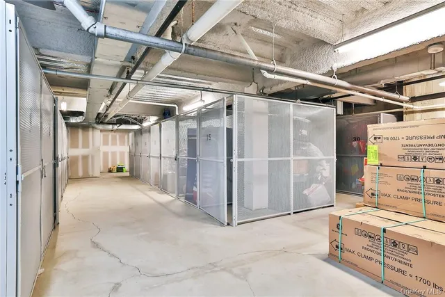 a view of storage and utility room