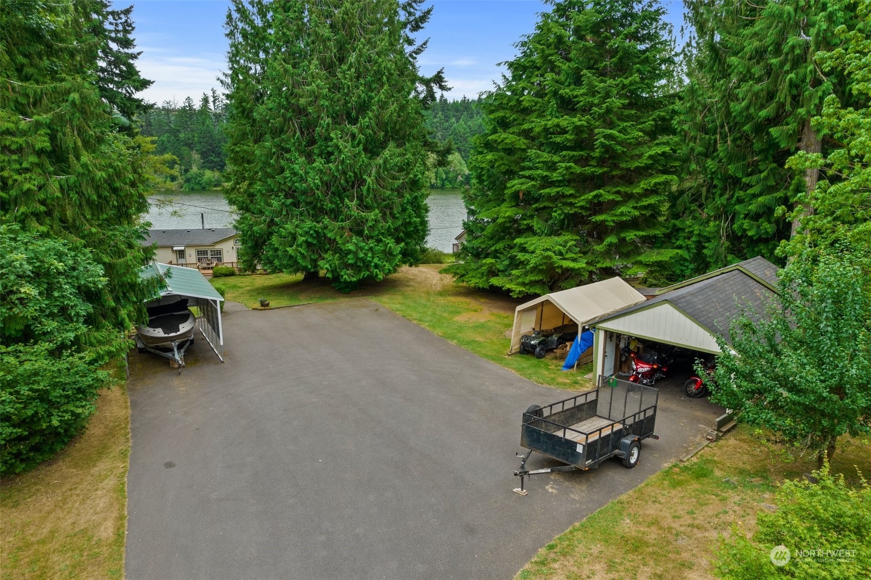 14940 Military Road Southeast Tenino, WA 98589 - Photo 30 of 30 an outdoor space with furniture and garden view