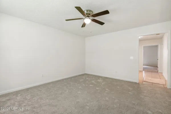 a backyard of a house